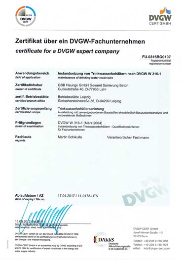 Zertifikat W316 1 Leipzig